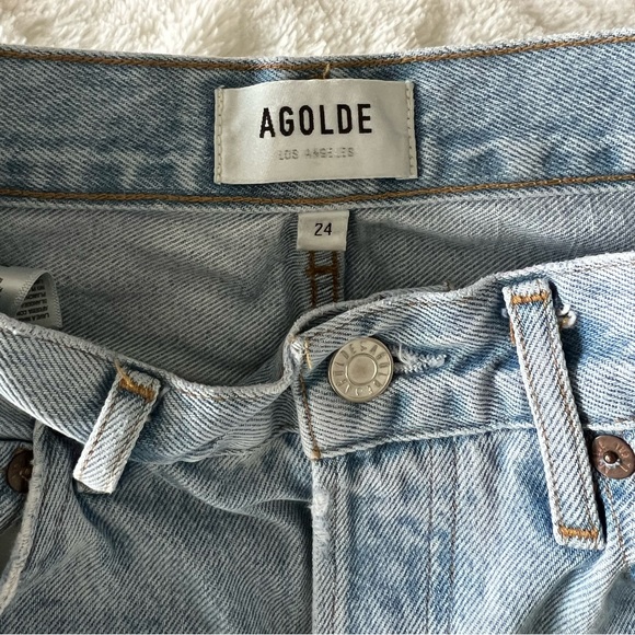 Agolde 90s Pinch Waist Denim Jeans - Picture 5 of 8